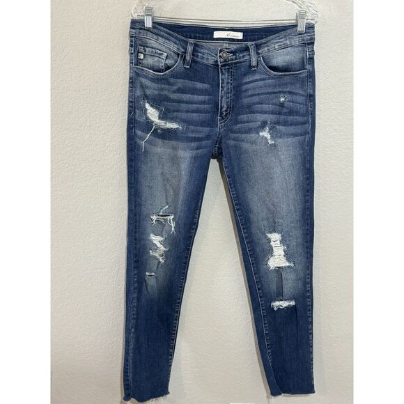 KanCan Skinny High Rise Ankle Jeans  Women's Size‎ 11/29 Medium Wash KC8179D - Picture 1 of 4